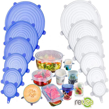 SILICONE FOOD COVERS SET - luvinly